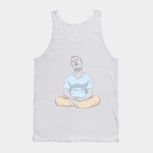 Men Meditate Too 3 | Gandhara Tank Top